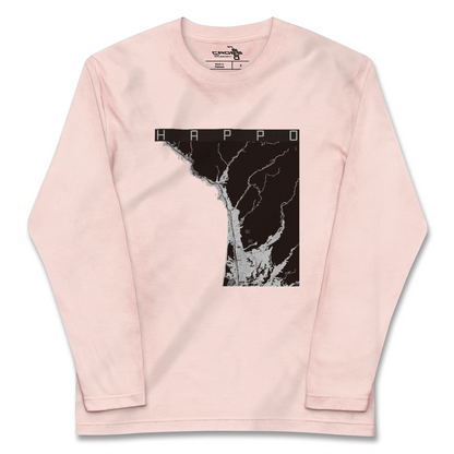 【八峰（秋田県）】地図柄ロングスリーブTシャツ