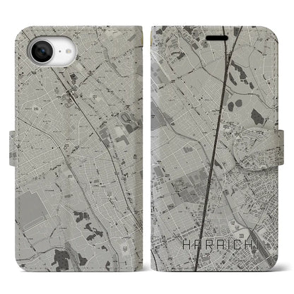 【原市（埼玉県）】地図柄iPhoneケース（手帳タイプ）