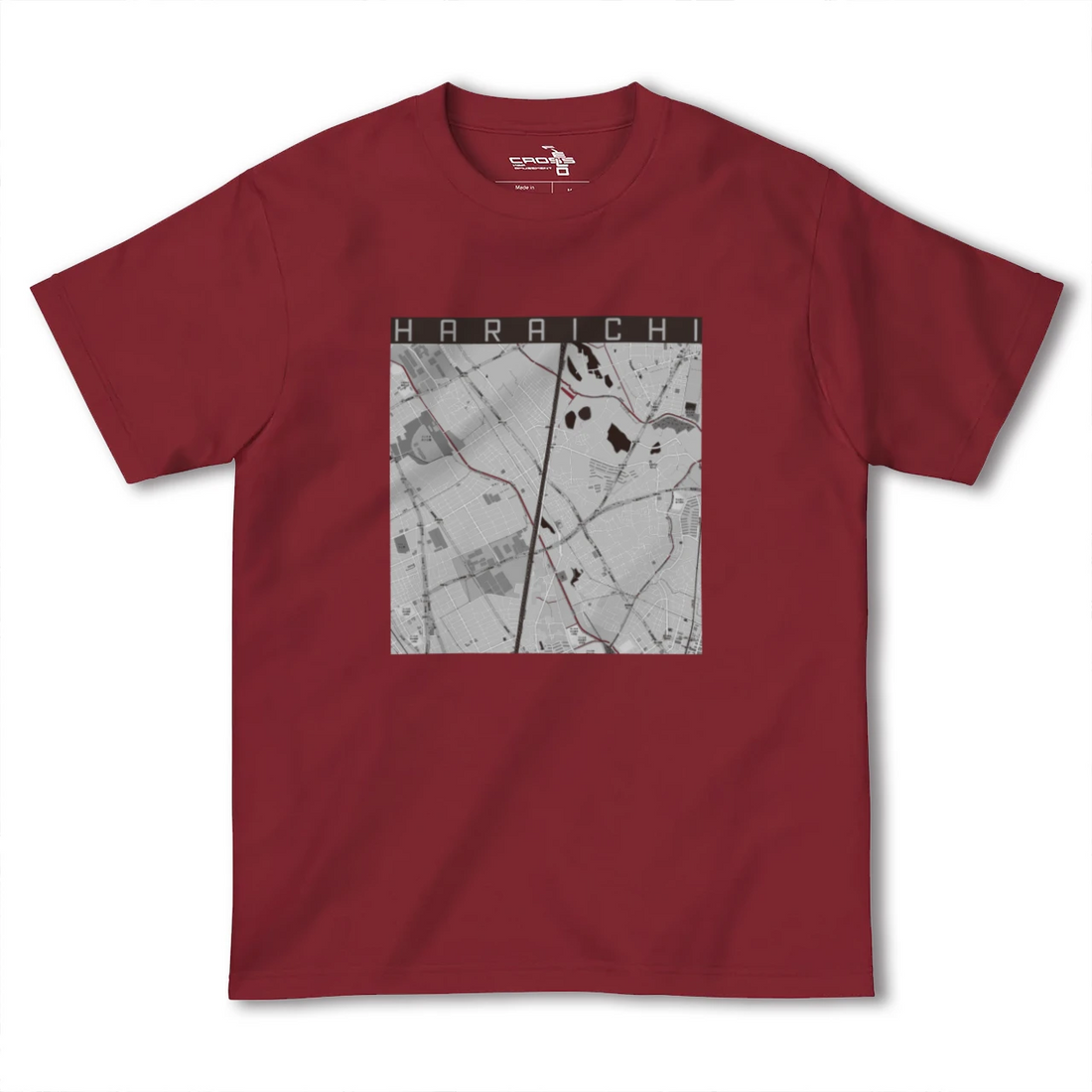 【原市(埼玉県)】地図柄ヘビーウェイトTシャツ