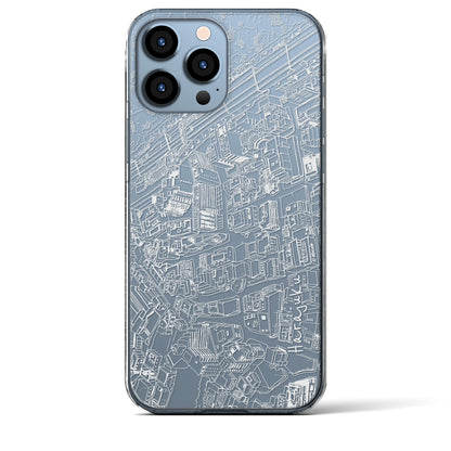 【原宿（フリーハンドランドスケープ）】フリーハンドランドスケープiPhoneケース（クリアタイプ）