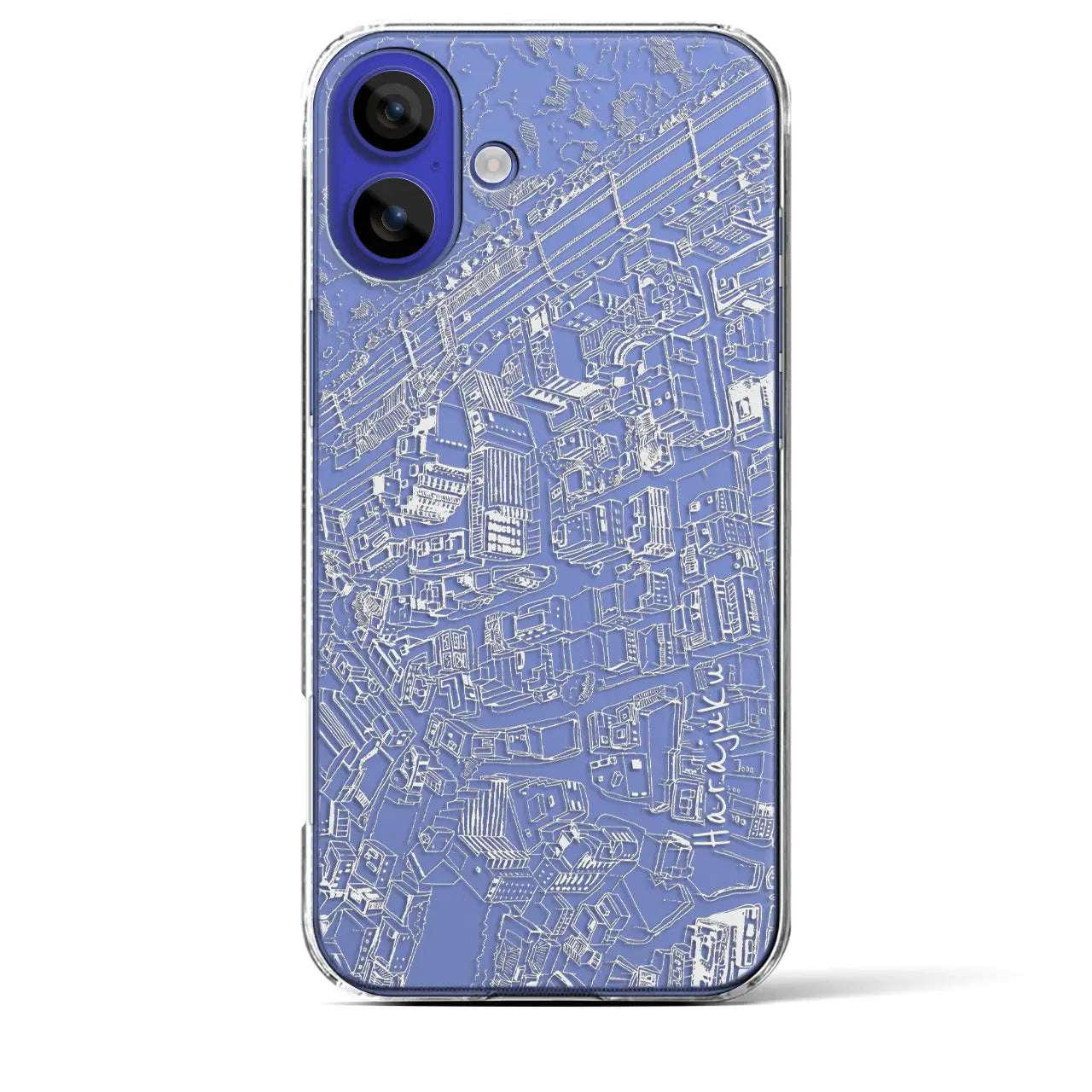 【原宿（フリーハンドランドスケープ）】フリーハンドランドスケープiPhoneケース（クリアタイプ）