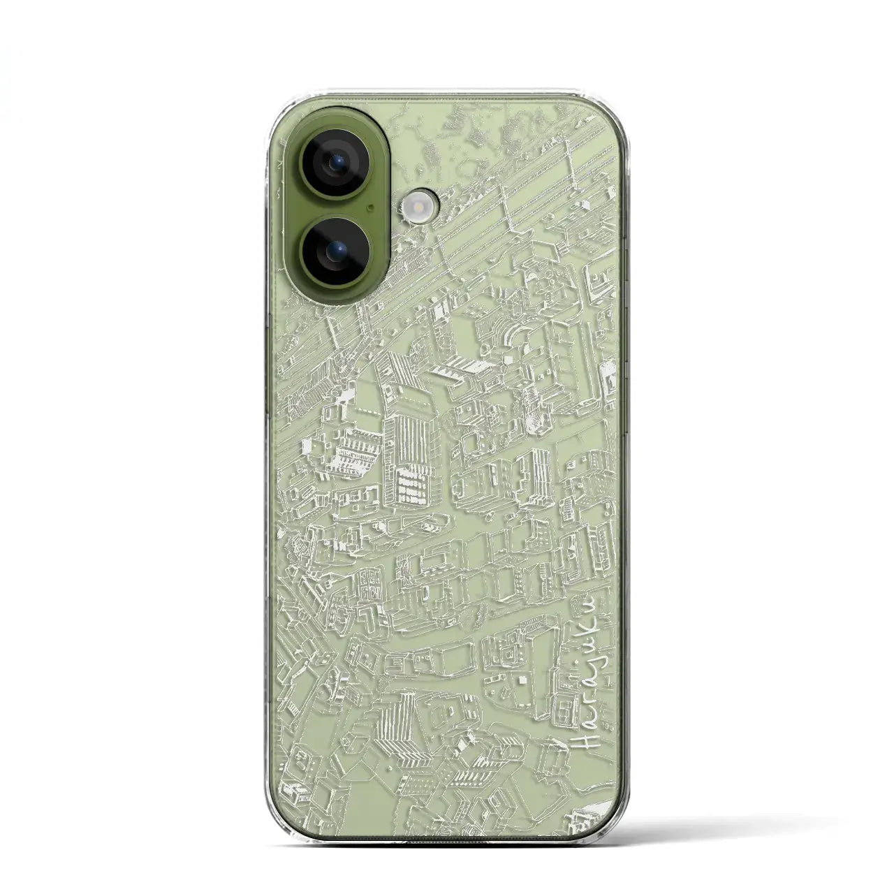 【原宿（フリーハンドランドスケープ）】フリーハンドランドスケープiPhoneケース（クリアタイプ）