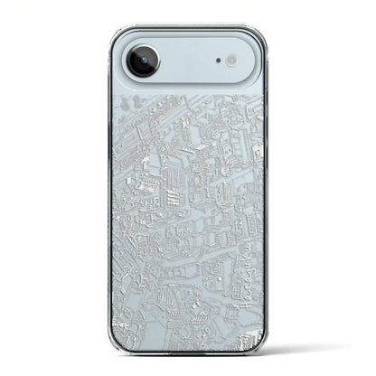 【原宿（フリーハンドランドスケープ）】フリーハンドランドスケープiPhoneケース（クリアタイプ）ホワイトレース・iPhone 17 Pro Max 用