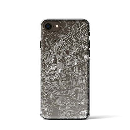 【原宿（フリーハンドランドスケープ）】フリーハンドランドスケープiPhoneケース（クリアタイプ）