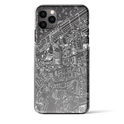 【原宿（フリーハンドランドスケープ）】フリーハンドランドスケープiPhoneケース（クリアタイプ）