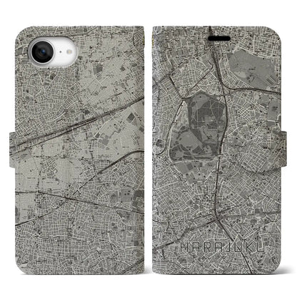 【原宿（東京都）】地図柄iPhoneケース（手帳タイプ）