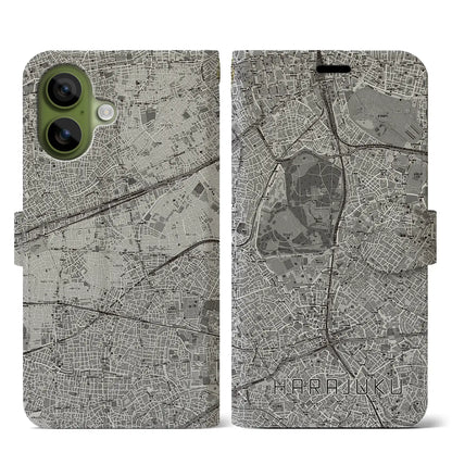 【原宿（東京都）】地図柄iPhoneケース（手帳タイプ）