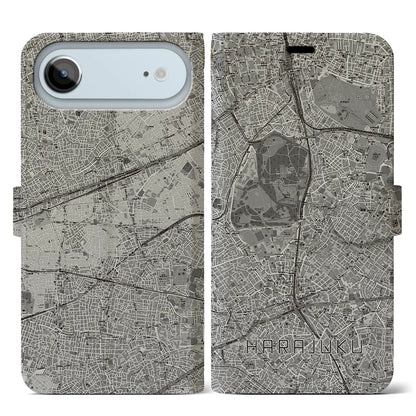 【原宿（東京都）】地図柄iPhoneケース（手帳タイプ）