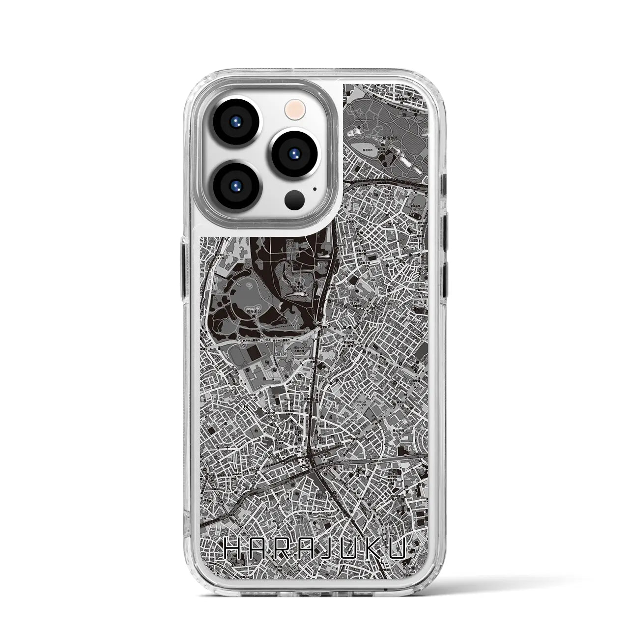 【原宿（東京都）】地図柄iPhoneケース（MagSafeタイプ）