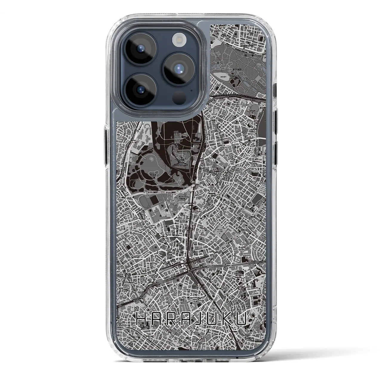 【原宿（東京都）】地図柄iPhoneケース（MagSafeタイプ）