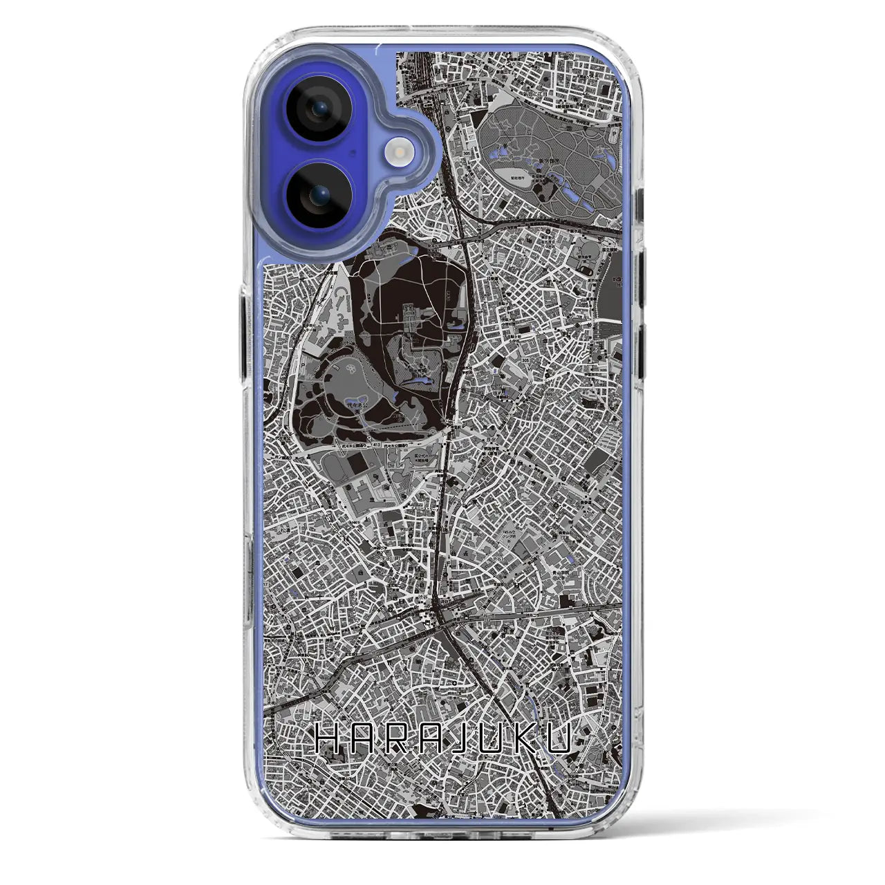 【原宿（東京都）】地図柄iPhoneケース（MagSafeタイプ）