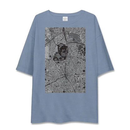 【原宿（東京都）】地図柄ビッグシルエットTシャツ