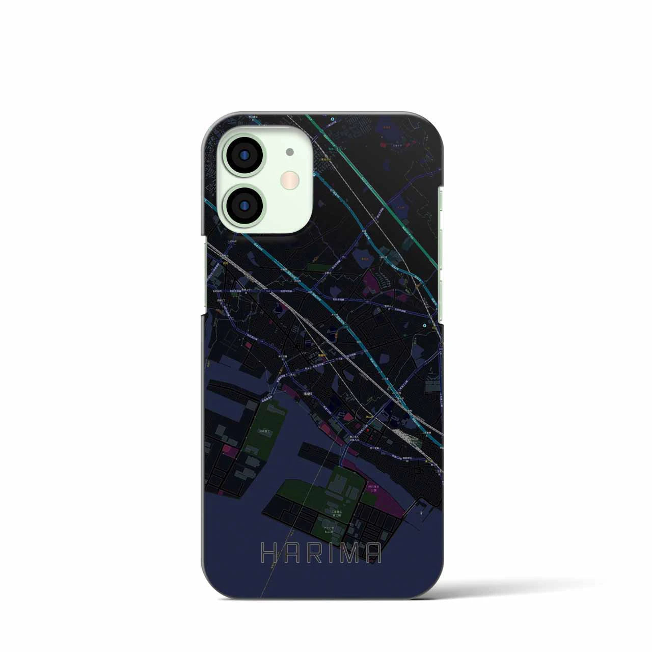 【播磨（兵庫県）】地図柄iPhoneケース（バックカバータイプ）