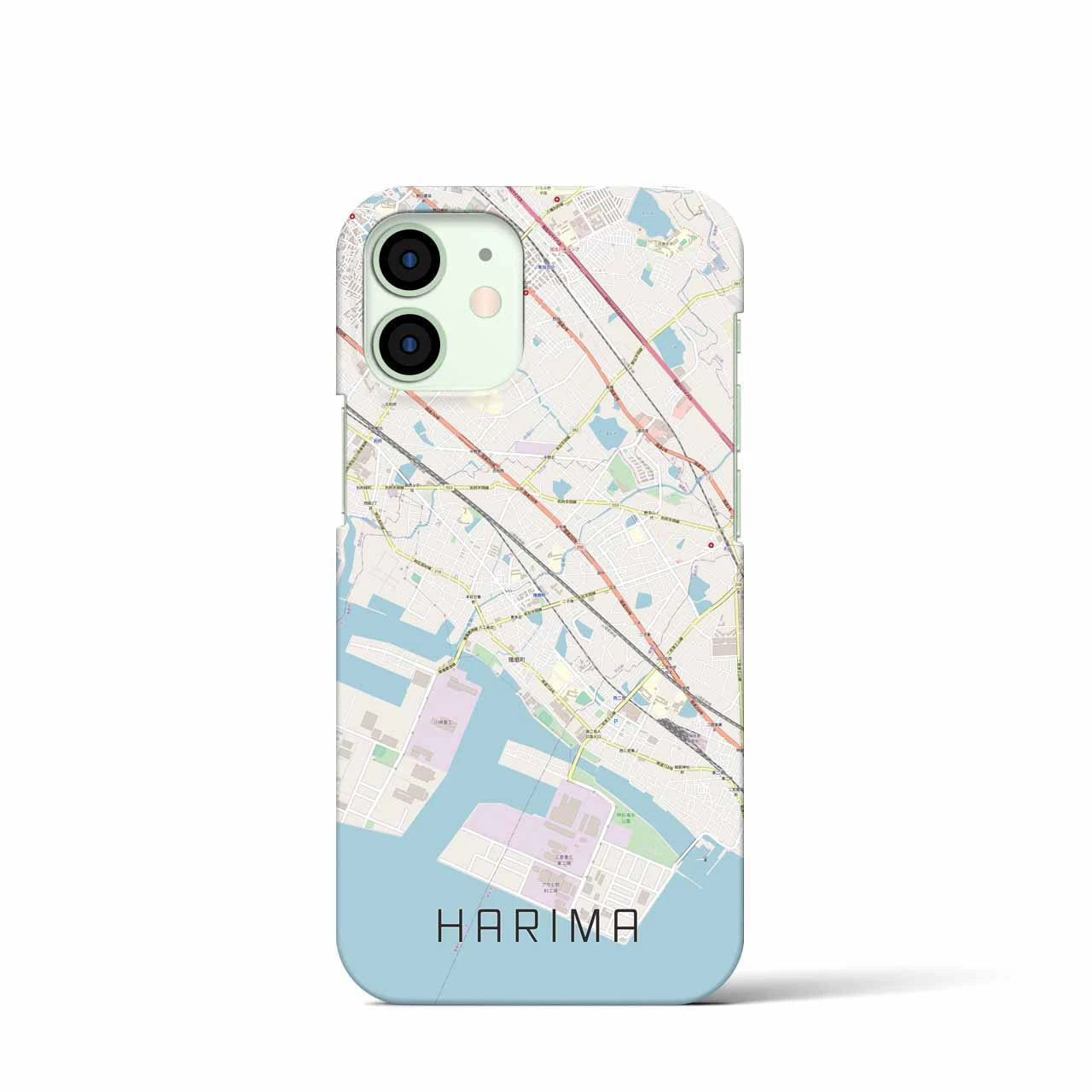 【播磨（兵庫県）】地図柄iPhoneケース（バックカバータイプ）