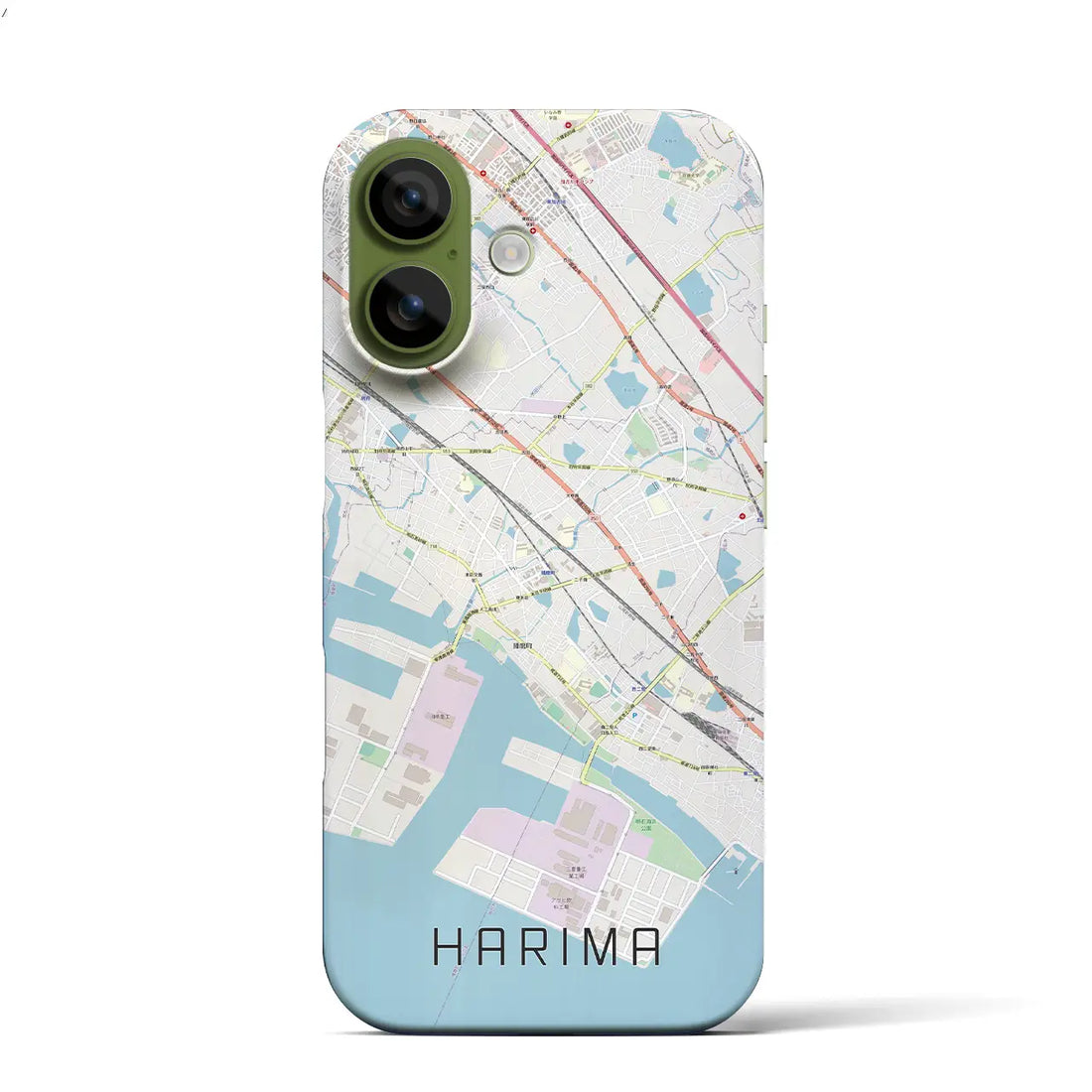 【播磨（兵庫県）】地図柄iPhoneケース（バックカバータイプ）ブラック・iPhone 17 Pro Max 用