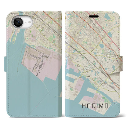 【播磨（兵庫県）】地図柄iPhoneケース（手帳タイプ）