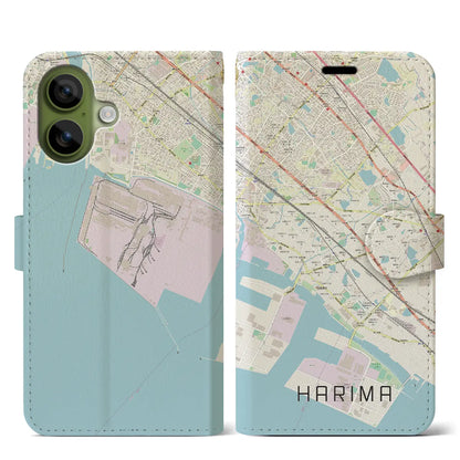 【播磨（兵庫県）】地図柄iPhoneケース（手帳タイプ）