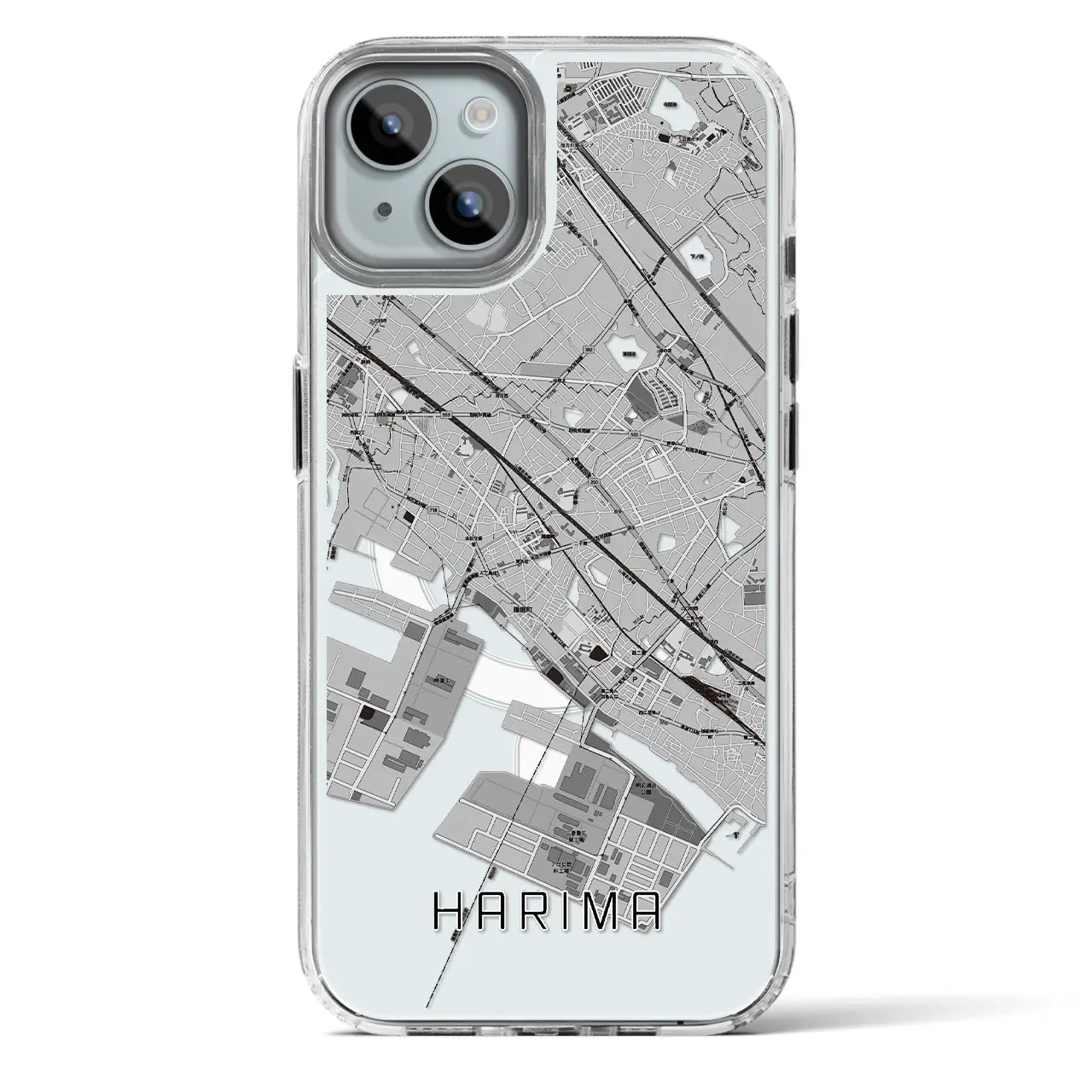 【播磨（兵庫県）】地図柄iPhoneケース（MagSafeタイプ）