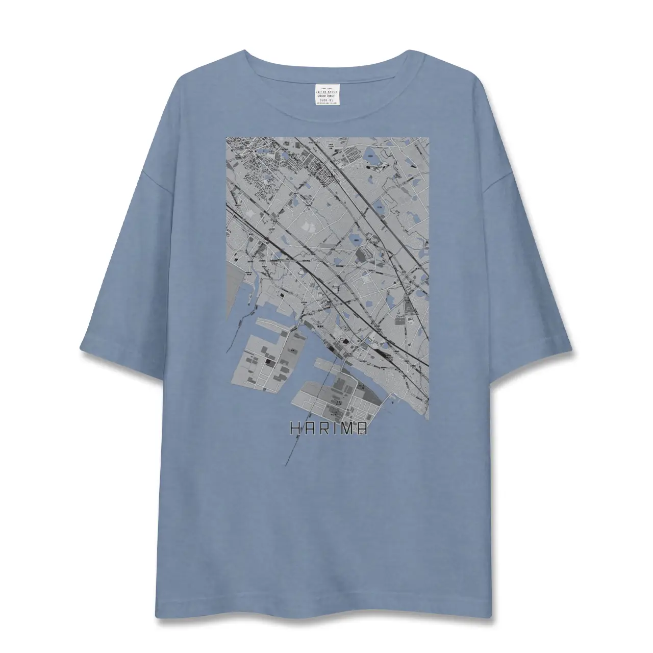 【播磨（兵庫県）】地図柄ビッグシルエットTシャツ