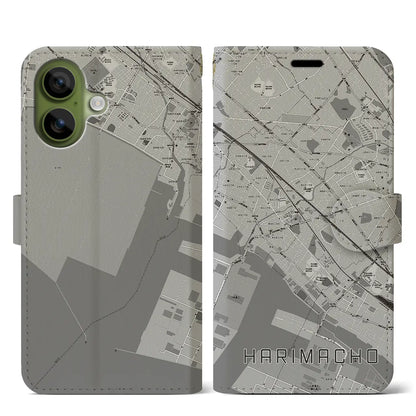 【播磨町（兵庫県）】地図柄iPhoneケース（手帳タイプ）