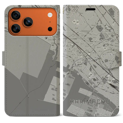 【播磨町（兵庫県）】地図柄iPhoneケース（手帳タイプ）