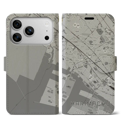 【播磨町（兵庫県）】地図柄iPhoneケース（手帳タイプ）