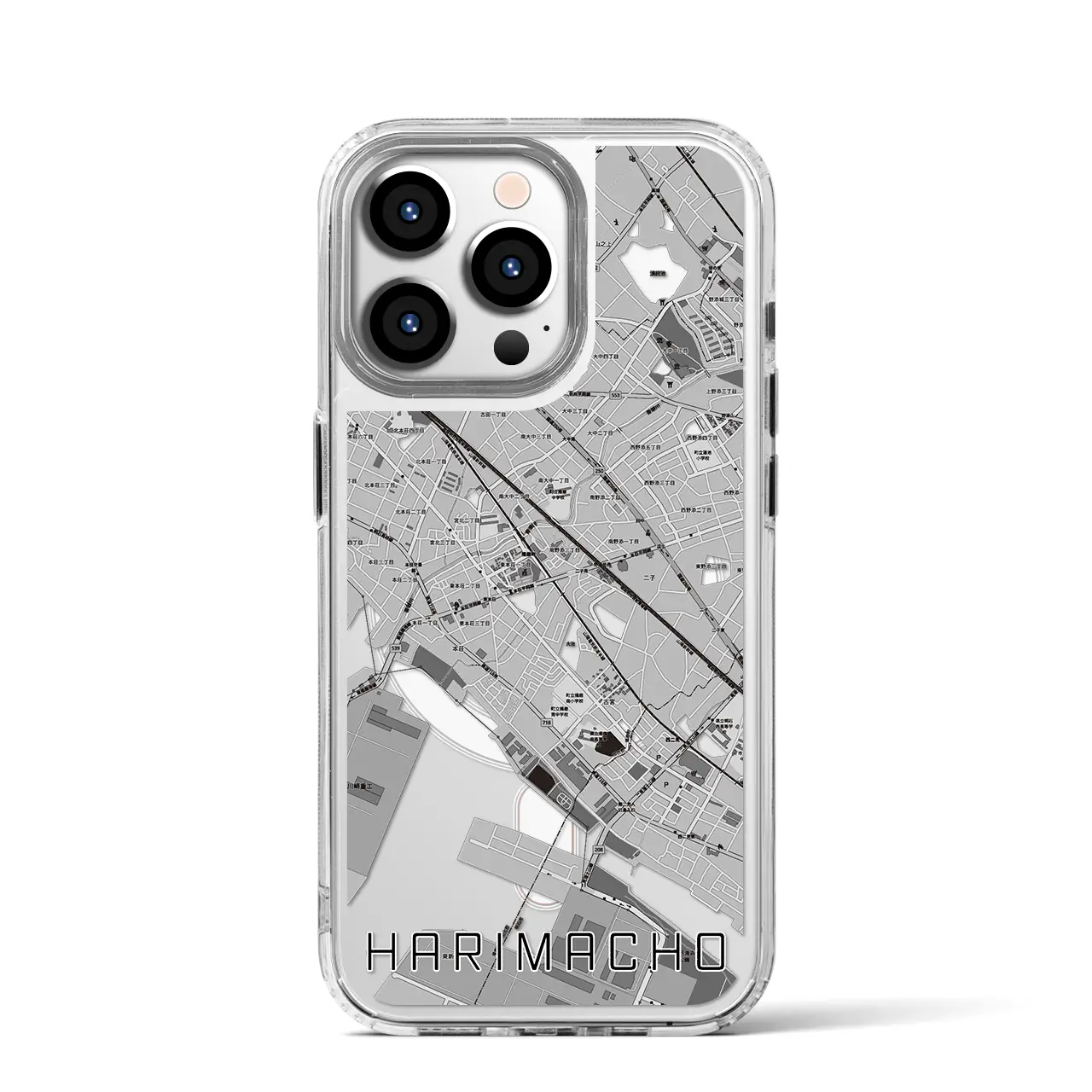 【播磨町（兵庫県）】地図柄iPhoneケース（MagSafeタイプ）