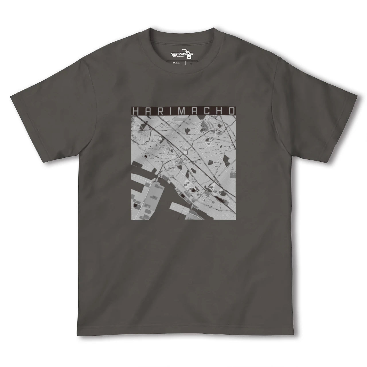 【播磨町（兵庫県）】地図柄ヘビーウェイトTシャツ
