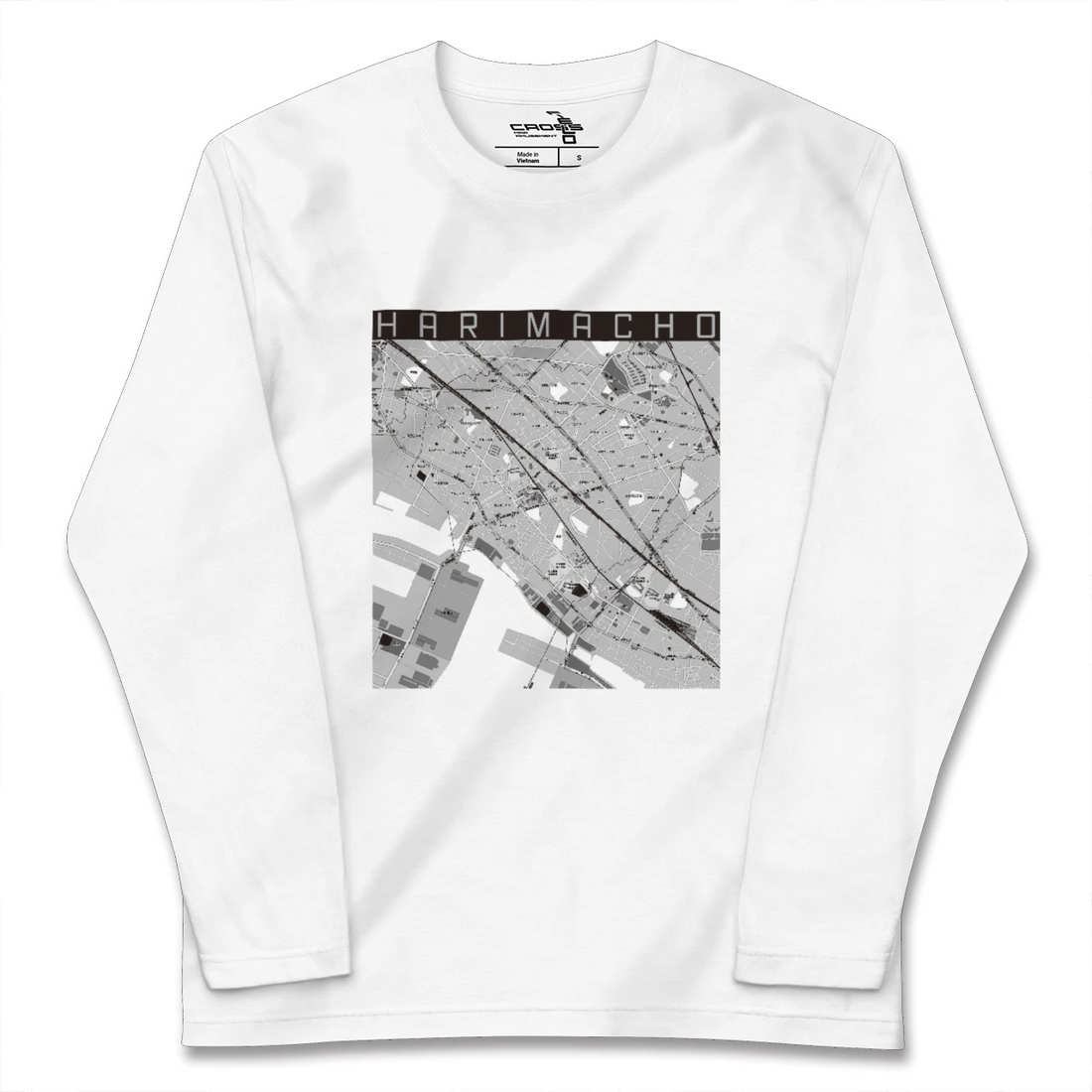 【播磨町(兵庫県)】地図柄ロングスリーブTシャツ