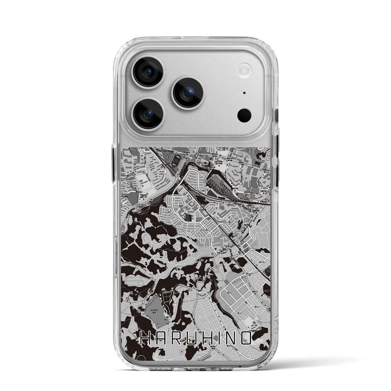 【はるひ野（神奈川県）】地図柄iPhoneケース（MagSafeタイプ）