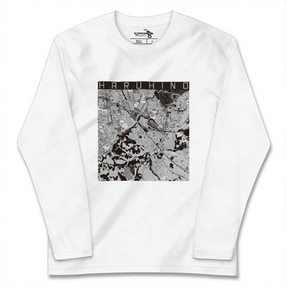 【はるひ野（神奈川県）】地図柄ロングスリーブTシャツ