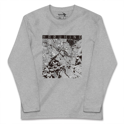 【はるひ野（神奈川県）】地図柄ロングスリーブTシャツ