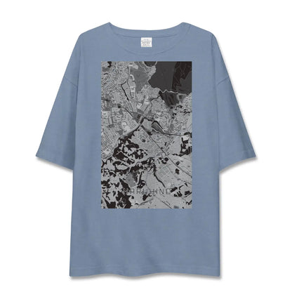 【はるひ野（神奈川県）】地図柄ビッグシルエットTシャツ