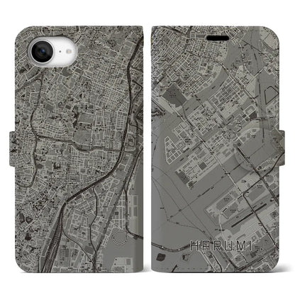 【晴海（東京都）】地図柄iPhoneケース（手帳タイプ）