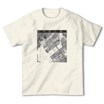 【晴海（東京都）】地図柄ヘビーウェイトTシャツ