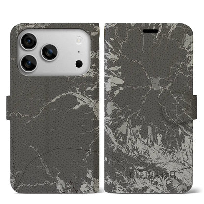 【榛名（群馬県）】地図柄iPhoneケース（手帳タイプ）