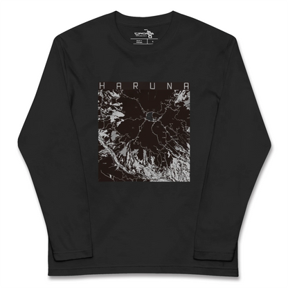 【榛名（群馬県）】地図柄ロングスリーブTシャツ