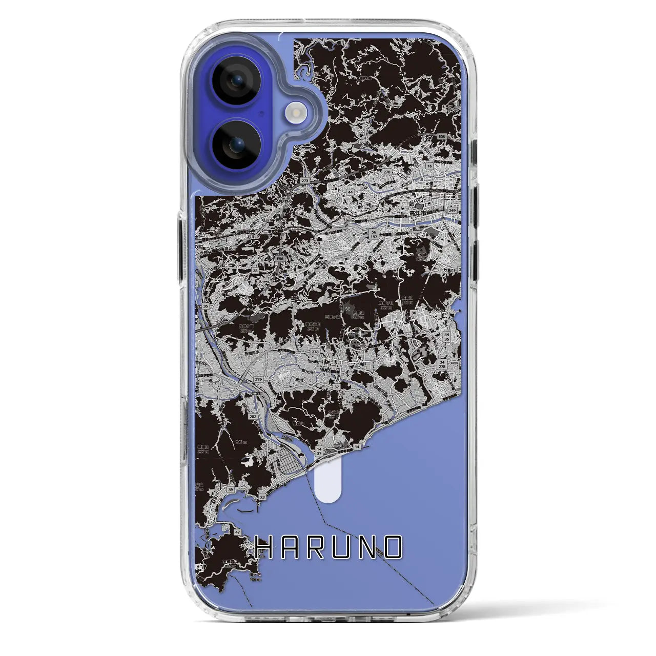 【春野（高知県）】地図柄iPhoneケース（MagSafeタイプ）