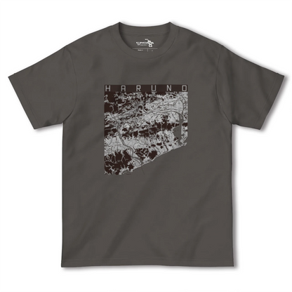 【春野（高知県）】地図柄ヘビーウェイトTシャツ