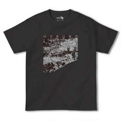 【春野（高知県）】地図柄ヘビーウェイトTシャツ