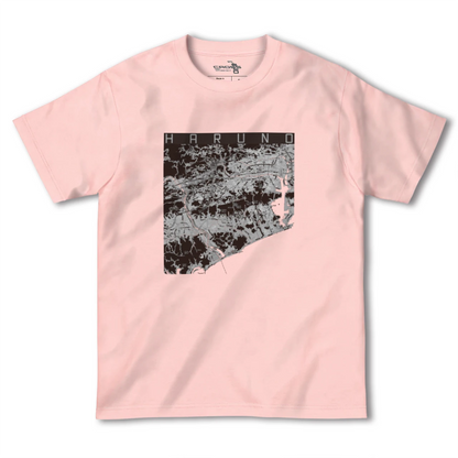 【春野（高知県）】地図柄ヘビーウェイトTシャツ