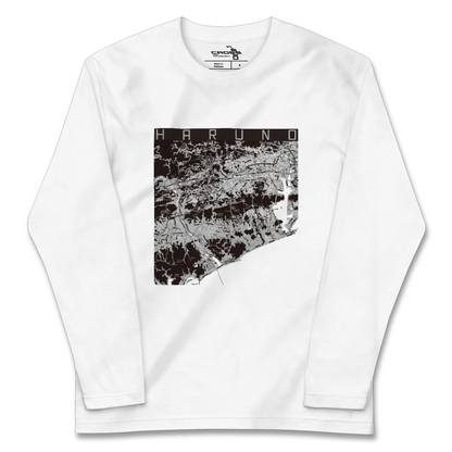 【春野（高知県）】地図柄ロングスリーブTシャツ