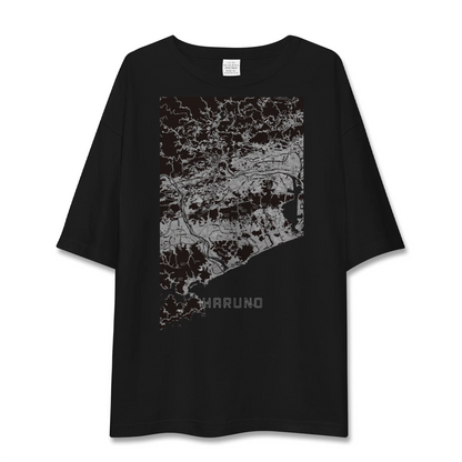【春野（高知県）】地図柄ビッグシルエットTシャツ
