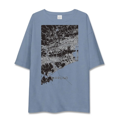 【春野（高知県）】地図柄ビッグシルエットTシャツ