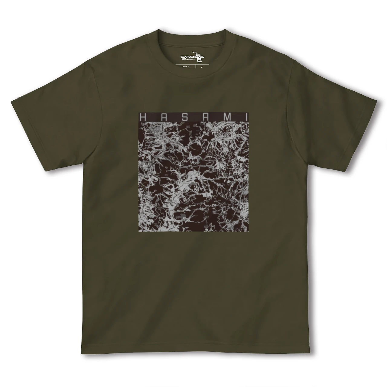 【波佐見（長崎県）】地図柄ヘビーウェイトTシャツ