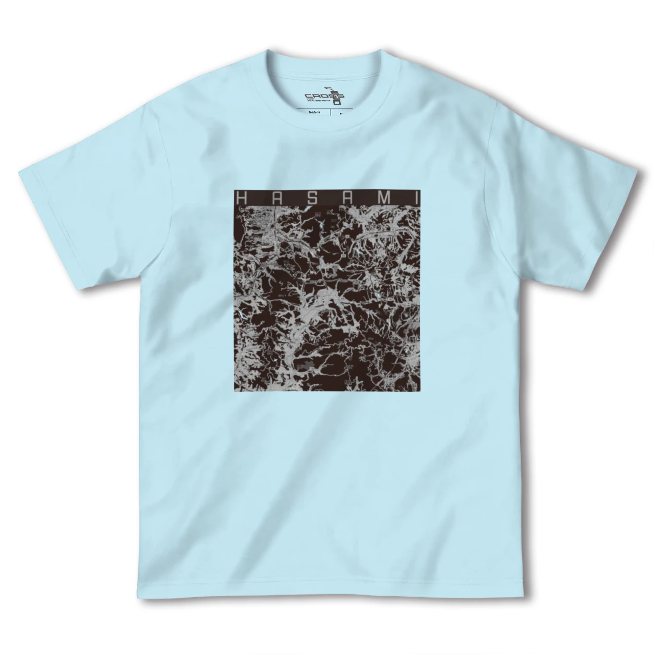 【波佐見（長崎県）】地図柄ヘビーウェイトTシャツ