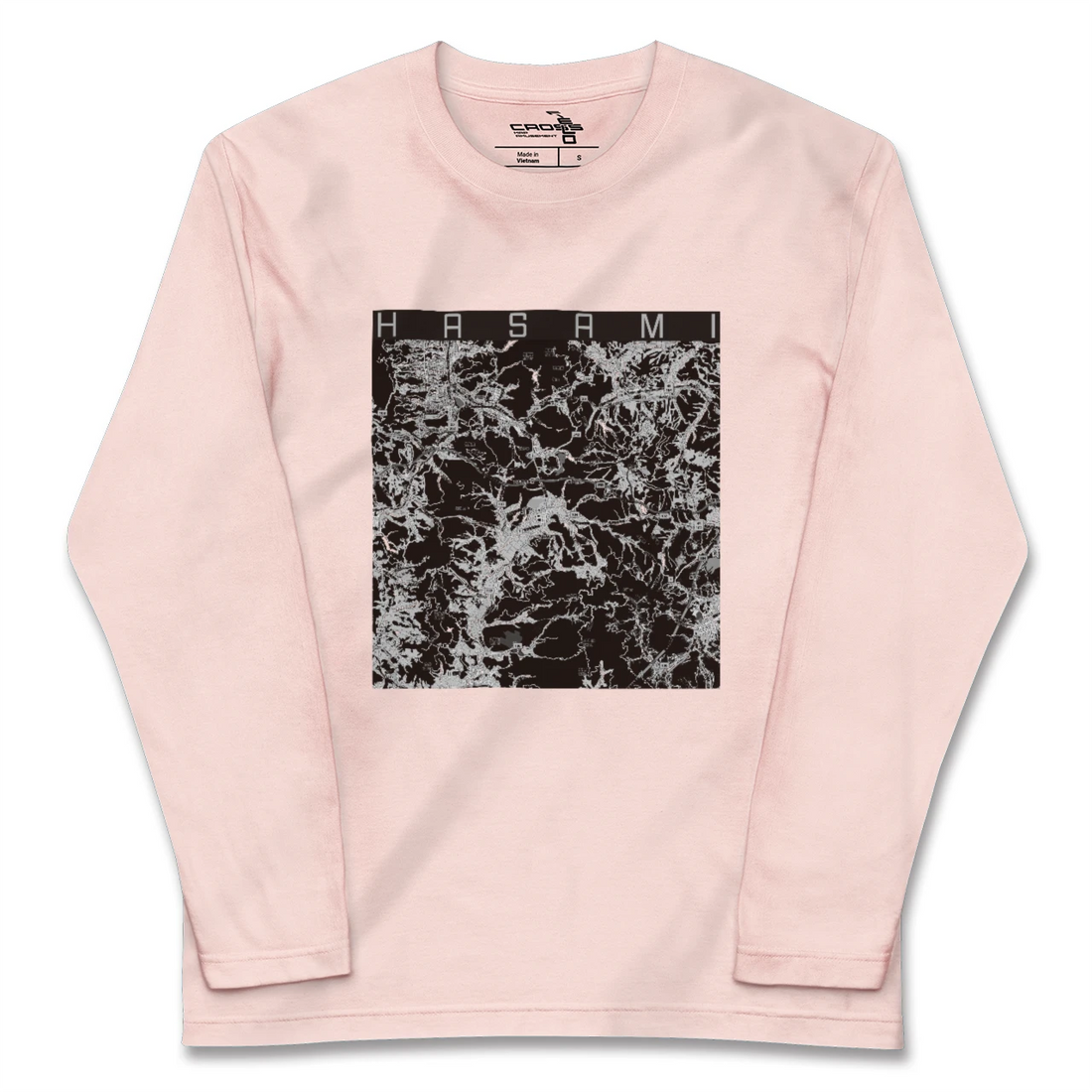 【波佐見（長崎県）】地図柄ロングスリーブTシャツ
