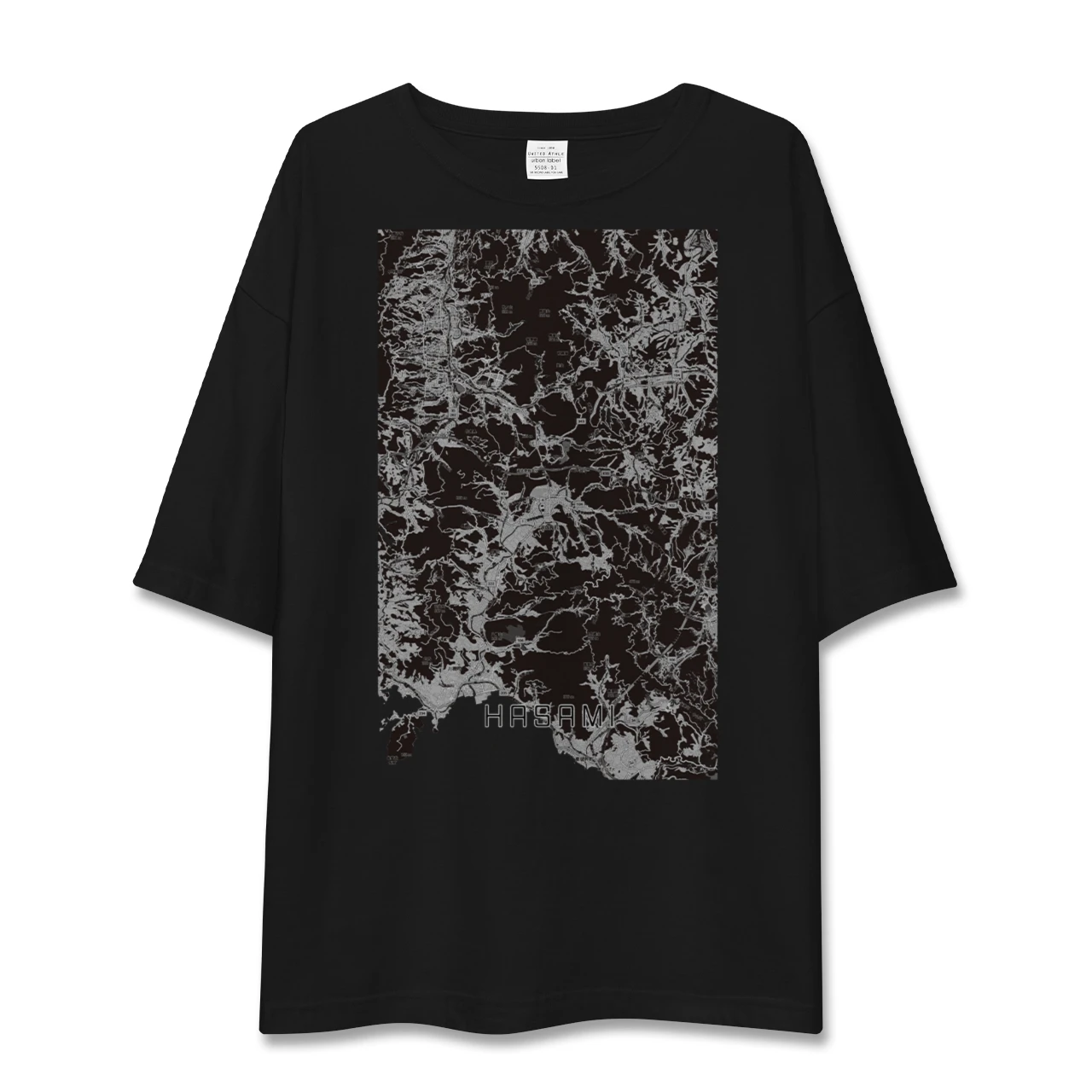【波佐見（長崎県）】地図柄ビッグシルエットTシャツ