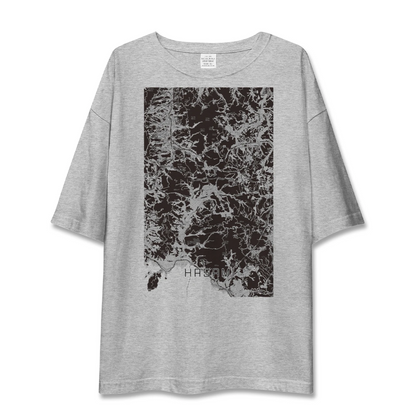 【波佐見（長崎県）】地図柄ビッグシルエットTシャツ