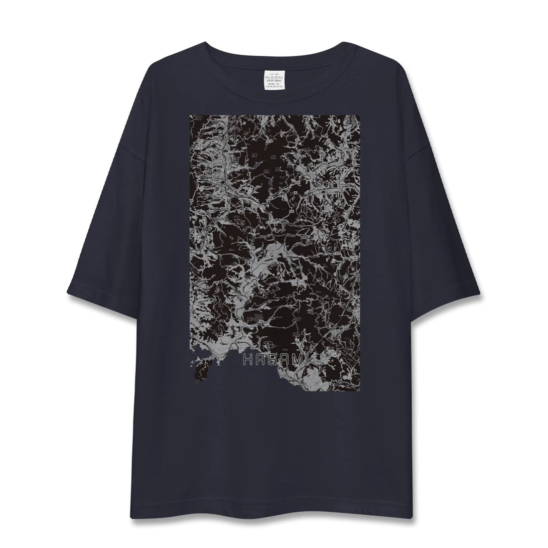【波佐見（長崎県）】地図柄ビッグシルエットTシャツ
